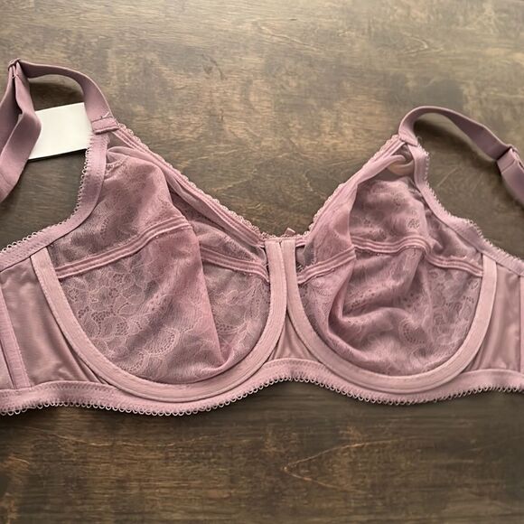 NWT WACOAL Retro Chic Underwire Bra Toadstool 855186 Sz-34DD - Picture 7 of 11